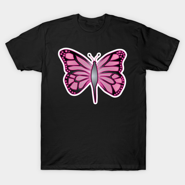 Dark Butterfly T-Shirt by BoonieDunes